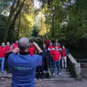 Team Building Corporativo na Mata Nacional do Bussaco com organização da Living Place.