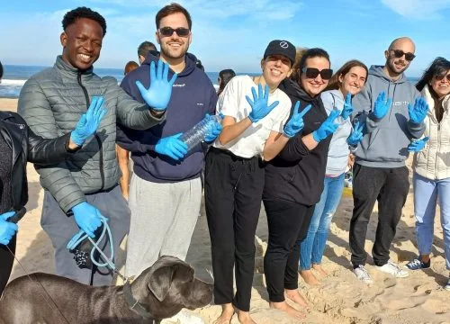 Team Building com a empresa Paul Stricker na praia da Tocha.